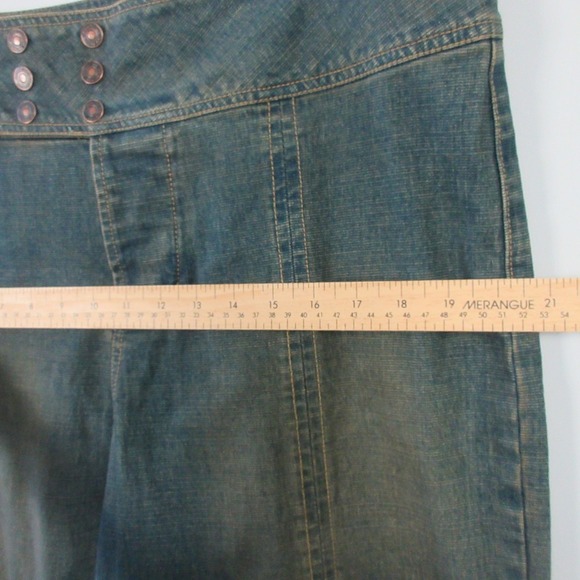 Route 66 Stretch Fit Jeans Women 18W Blue Low Rise Y2K Brat Bootcut Mall Rat 650 - Picture 7 of 13